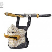 تصویر پایه نگهدارنده دسته بازی طرح گوست آو یوتی، ماسک سامورایی، سازگار با PS4 و PS5 مدل 50093 