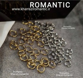 تصویر حلقه اتصال استیل دوبل دو ردیفه 