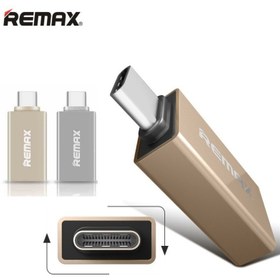 تصویر مبدل USB OTG به USB-C ریمکس مدل PLUS_3.0 