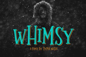 تصویر دانلود فونت انگلیسی فانتزی Whimsy 