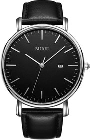 Black analog wrist top watch