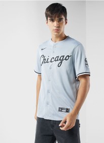 تصویر پیراهن تیم بیسبال شیکاگو بولز و وایت ساکس برند Nike Mlb Chicago Bulls White Sox Jersey