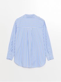 تصویر پیراهن زنانه با آستین بلند خط دار | LC Waikiki | 848878530 | اورجینال 