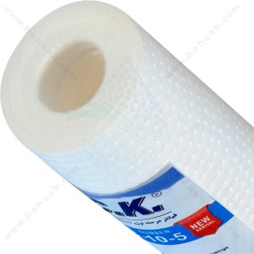 تصویر فیلتر الیافی سی سی کا 5 میکرون مدل SC-10 10 inch PP 5micron Sediment Filter Cartridge CCK Model SC-10-20BB