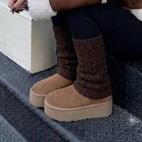 تصویر لگ وارمر بافت ضخیم 