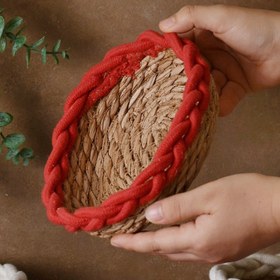 تصویر سبد نان حصیری 