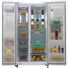 تصویر یخچال فریزر ساید بای ساید اسنوا 27 فوت مدل هارمونی S1Di-S110 Snowa S1Di-S110-S Side By Side Refrigerator