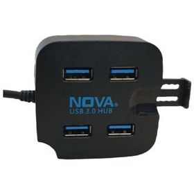 تصویر هاب 4 پورت USB3.0 نوا مدل X790 ا Nova X790 Hi-Speed HUB Nova X790 Hi-Speed HUB