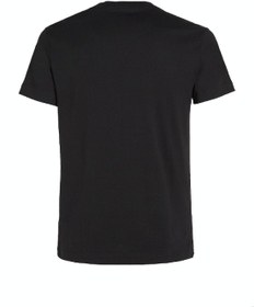 تصویر تی‌شرت مردانه با لوگو - پنبه‌ای، مشکی برند calvin klein jeans Men's Logo T-Shirt - Cotton, Black