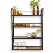 تصویر شلف دیواری آشپزخانه فلزی 