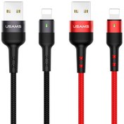 تصویر کابل آیفونی Usams US-SJ311 2A 1m Usams US-SJ311 2A 1m Lightning cable