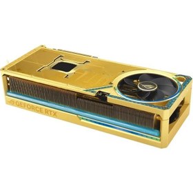 تصویر کارت گرافیک ایسوس مدل ROG Astral RTX 5090 OC Dhahab حافظه 32 گیگابایت 