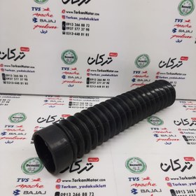 تصویر گردگیر کمک فنر موتو سیکلت تریل مدل بلند رنگ آبی Trail motorcycle shock absorber duster, long model, blue color