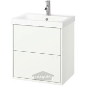 تصویر روشویی با کشو/روشویی/شیر آب ایکیا مدل IKEA HAVBÄCK / ORRSJÖN رنگ سفید تحویل 29 روزه IKEA HAVBÄCK / ORRSJÖN Wash-stnd w drawers/wash-basin/tap