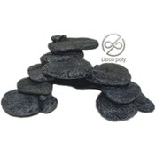 تصویر دکور آکواریوم مدل سنگ 