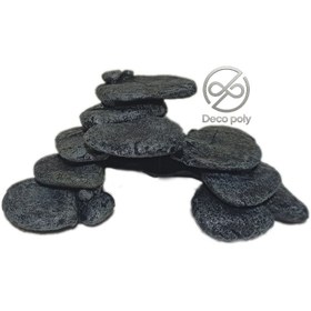 تصویر دکور آکواریوم مدل سنگ 