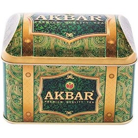 تصویر چای اکبر صندوقچه ای سبز Akbar green tea