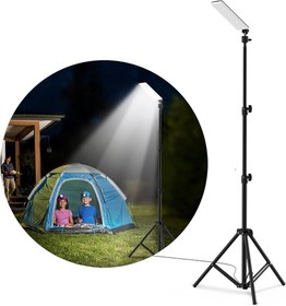 تصویر چراغ کمپینگ گرین لاین مدل GNCMPLEDLT Green Lion Camping LED Light with Tripod Stand