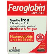 تصویر کپسول فروگلوبین ویتابیوتیکس بسته ۳۰ عددی 