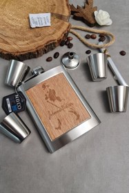 تصویر هیپفلاسک nbco مدل جانی واکر 