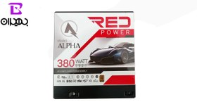 تصویر منبع تغذیه کامپیوتر RED مدلALPHA 380w ا RED ALPHA 380w power RED ALPHA 380w power