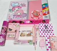 تصویر ست لوازم التحریر پک لوازم تحریر پسرانه دخترانه 