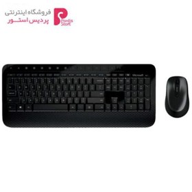 تصویر کیبورد و ماوس بی سیم مایکروسافت مدل Microsoft Desktop 2000 Wireless Keyboard and Mouse