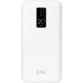 تصویر پاوربانک KPG 10W 20000mAh مدل KP-27 - سفید - MMS 