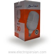 تصویر لامپ استوانه سری هاله 30 وات نمانور 