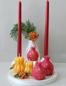 تصویر ست دکوری شمعهای پائیزی 