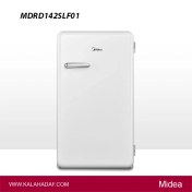 تصویر یخچال مدیا مدل MDRD142SLF01 ظرفیت ۵ فوت 