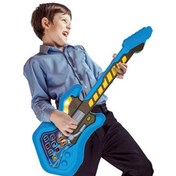 تصویر گیتار راک آبی وین فان winfun ا Blue rock guitar 0020850a Blue rock guitar 0020850a