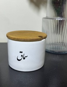 تصویر بانکه سرامیکی تکست دار کوچک 