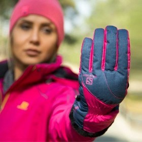 تصویر دستکش ضد آب سالامون کوهستان مدل salomon gloves GTX 