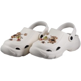 تصویر کراکس زنانه پرنسا princesa سفید کفی EVA 