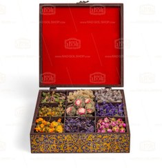 تصویر باکس چوبی دمنوش 