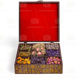 تصویر باکس چوبی دمنوش 