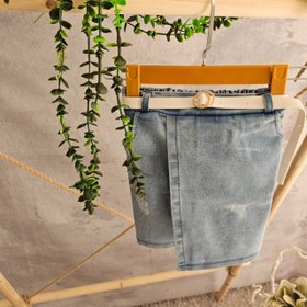 تصویر شلوارک دامنی جین 1406 