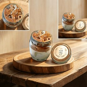 تصویر شمع جار آیس کافی 