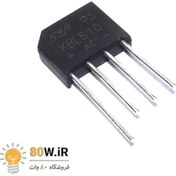 تصویر پل دیود شانه ای 6 آمپر KBL610 KBL610 diode bridge