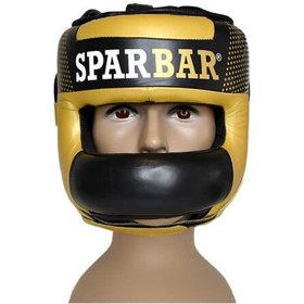 تصویر کلاه بوکس چرم SPARBAR مدل Face Bar 