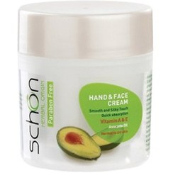 تصویر کرم مرطوب کننده دست و صورت شون مدل عصاره آووکادو حجم 150 میلی لیتر Shun hand and face moisturizing cream with avocado extract, volume 150 ml