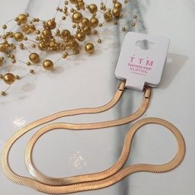 تصویر زنجیر زنانه ژوپینگ مدل هرینگبون کد Y187 