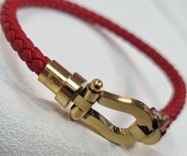 تصویر دستبند چرمی امگا 