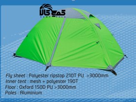 تصویر چادر دو پوش یک نفره کله گاوی مدل K2002 Pekynew model K2002 one person tent