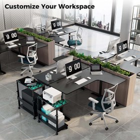 تصویر میز گیمینگ یوریکا Gaming Desk Eureka L60 R 