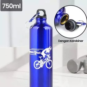 تصویر قمقمه آب آلومینیومی دوچرخه سواری ۵۰۰ میلی 