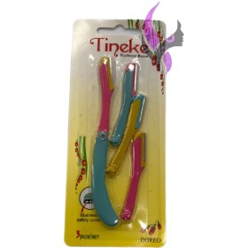 تصویر تیغ اصلاح ابرو 4 عددی Tineke 