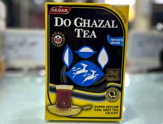 تصویر چای ارل گری«معطر» اکبر برند دوغزال شیرنشان با رایحه برگاموت - ساده Akbar Brothers - Do Ghazal Tea
