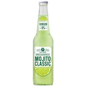 تصویر نوشیدنی کوکتل ویرجین با طعم موهیتو 330 میلی لیتر – باکس 24 عددی ALeCoq Virgin green alcohol free cocktail drink with Mojito flavor 330 ml